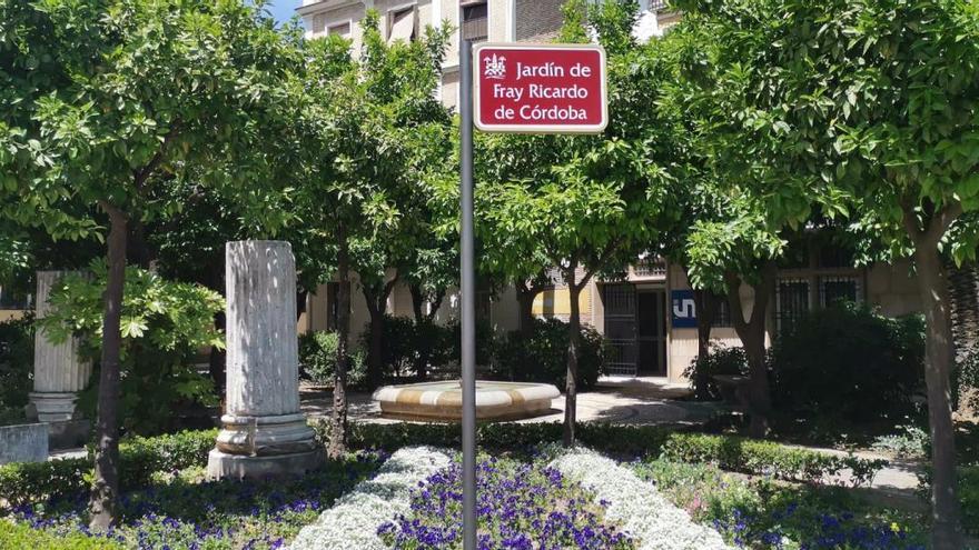 Fray Ricardo de Córdoba ya da nombre a un jardín de la ciudad