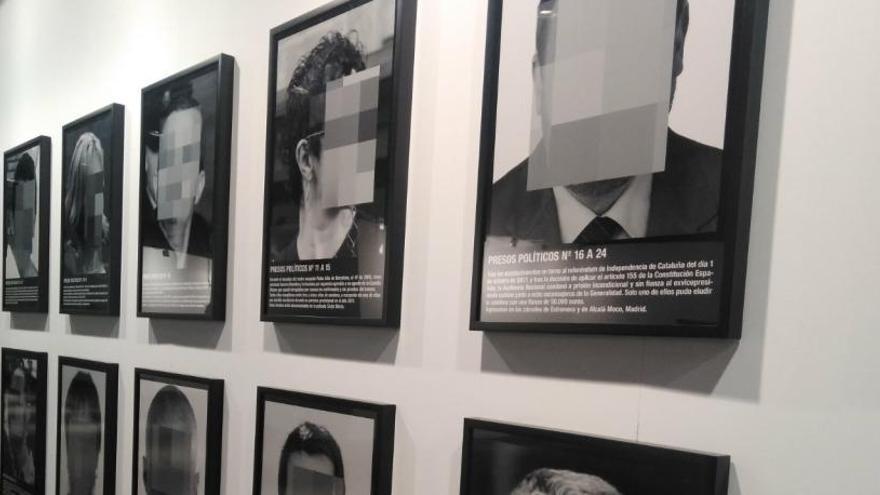 Montaje &#039;Presos políticos&#039; en ARCO.