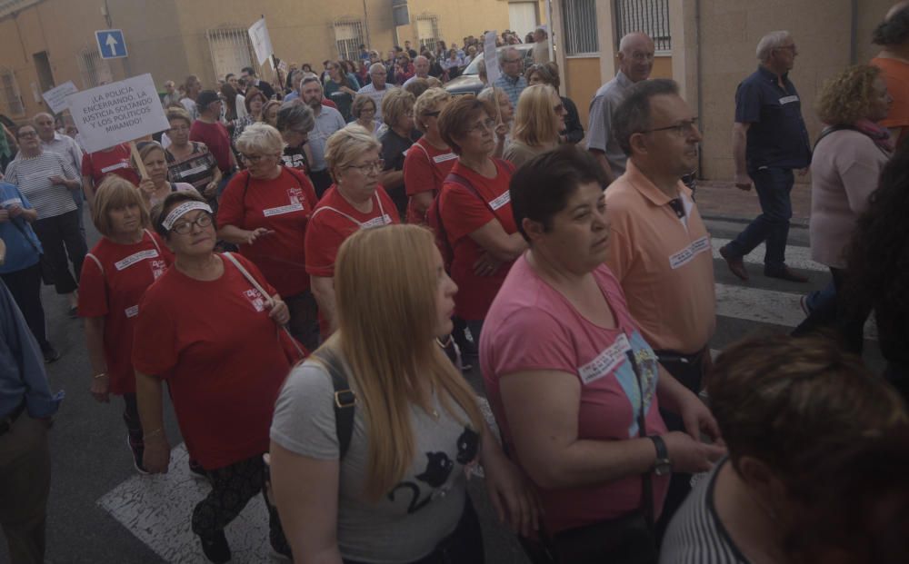 Manifestación de vecinos en El Palmar