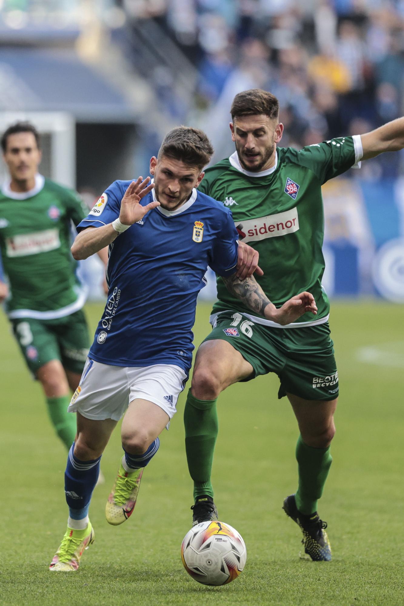 En imágenes: Así ha sido la victoria del Real Oviedo ante el Amorebieta