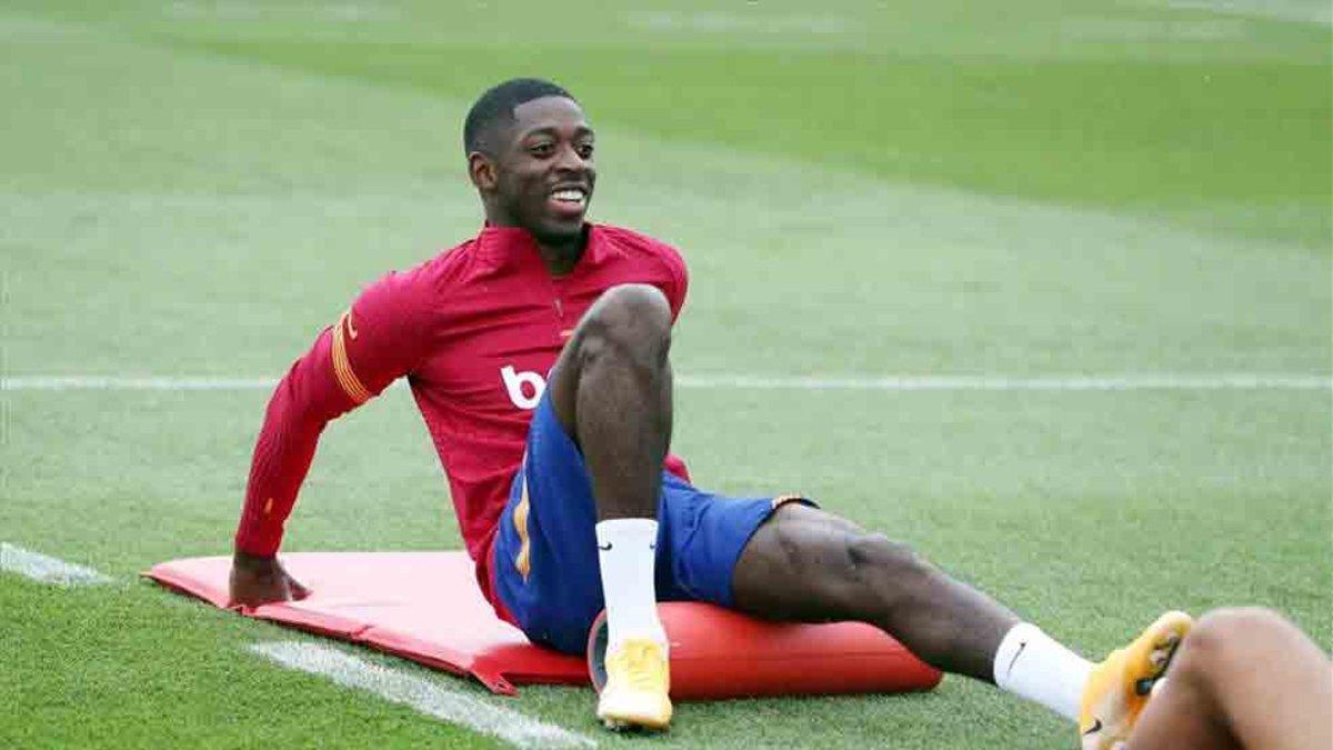 Dembélé se queda en el Barça después de su frustrado traspaso al Manchester United