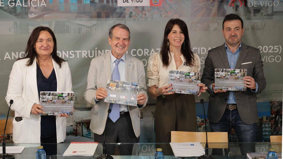 De izq. a dcha., Ortiz, Caballero, Allegue y Martínez Carazo.