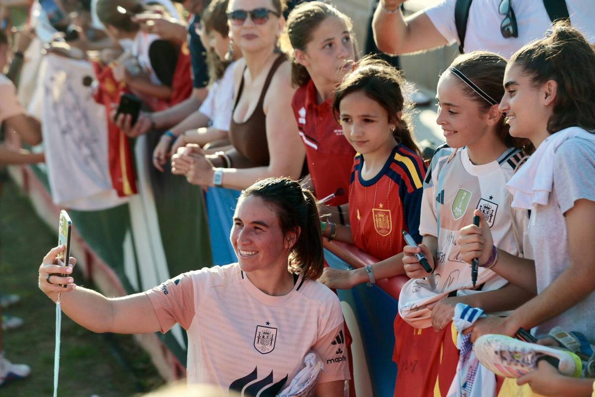 La Selección Española despierta pasiones en Son Bibiloni La Selección Española despierta pasiones en Son Bibiloni