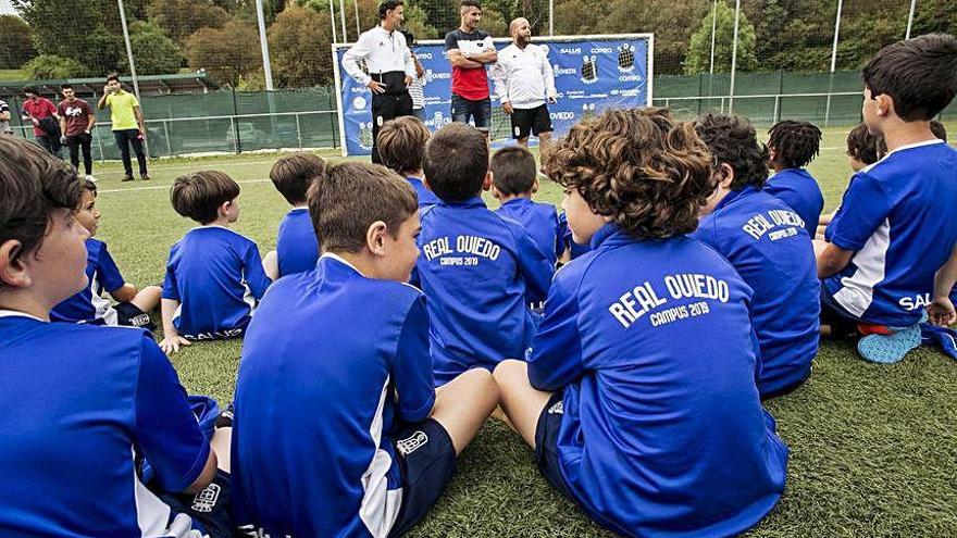 Saúl Berjón, con los asistentes al Campus.