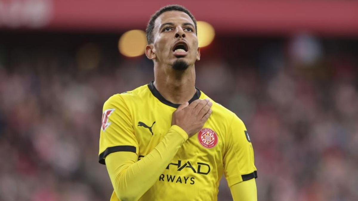 Ounahi marcó su primer tanto con el Girona en San Mamés