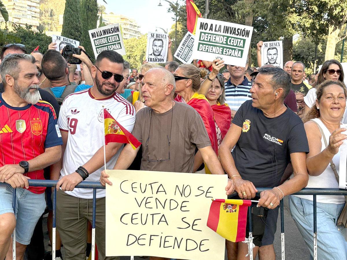 Málaga apoya a Ceuta y sus ciudadanos
