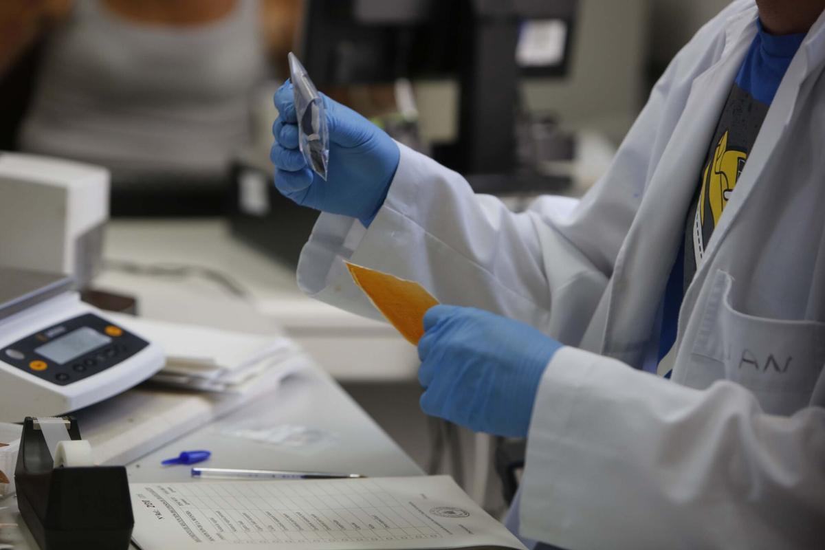 Laboratorio de sanidad de analisis de drogas en una imagen de archivo