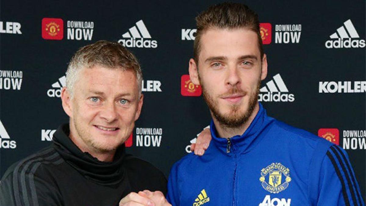 De Gea renueva con el Manchester United hasta el 2023: "Esta es mi casa"