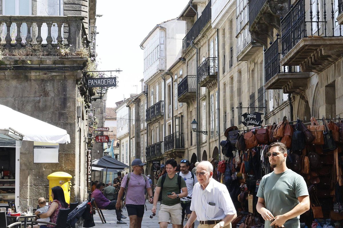 Más de 34º en otra jornada sofocante en la capital gallega