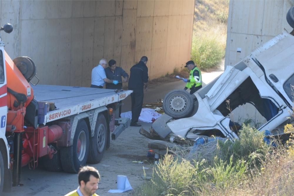 Grave accidente en la autovía Lorca-Águilas