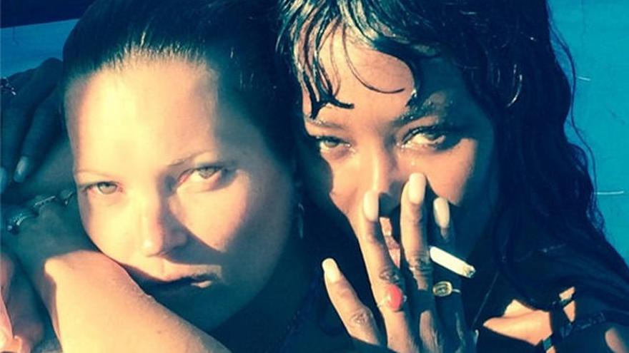 Naomi Campbell y Kate Moss en Ibiza