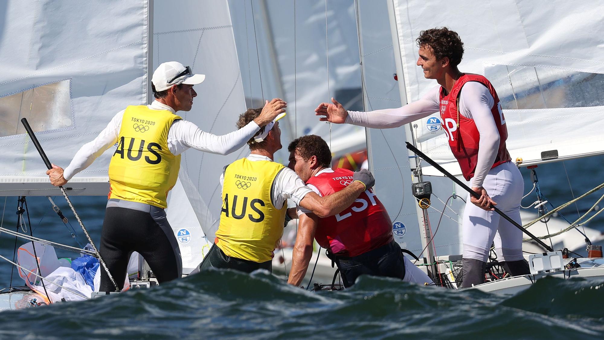 Nico Rodríguez y Jordi Xammar ganan el bronce en el 470 de vela en Tokyo 2020