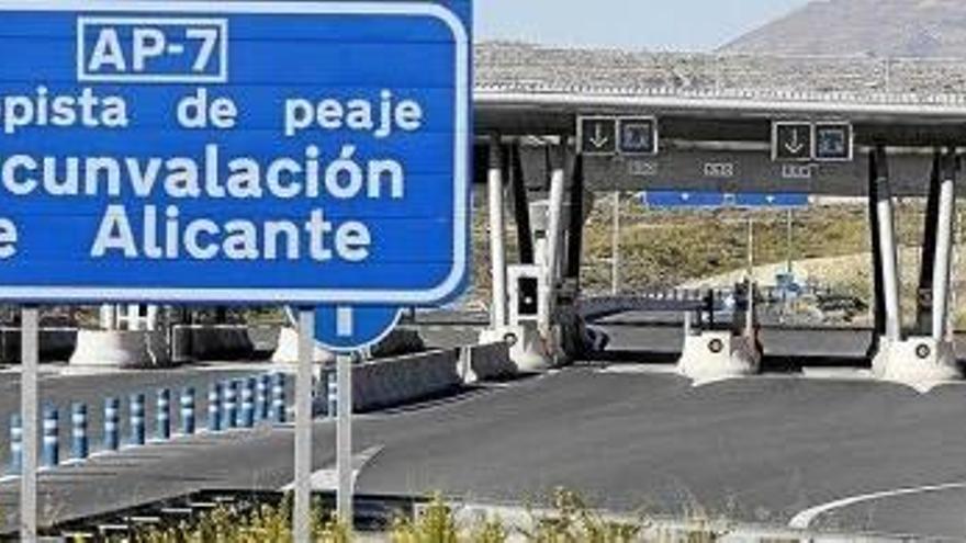 El peaje de la circunvalación de Alicante bajará un 30% a partir del 15 de enero