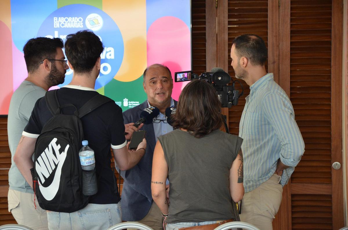 Presidente de Asinca respondiendo a los medios