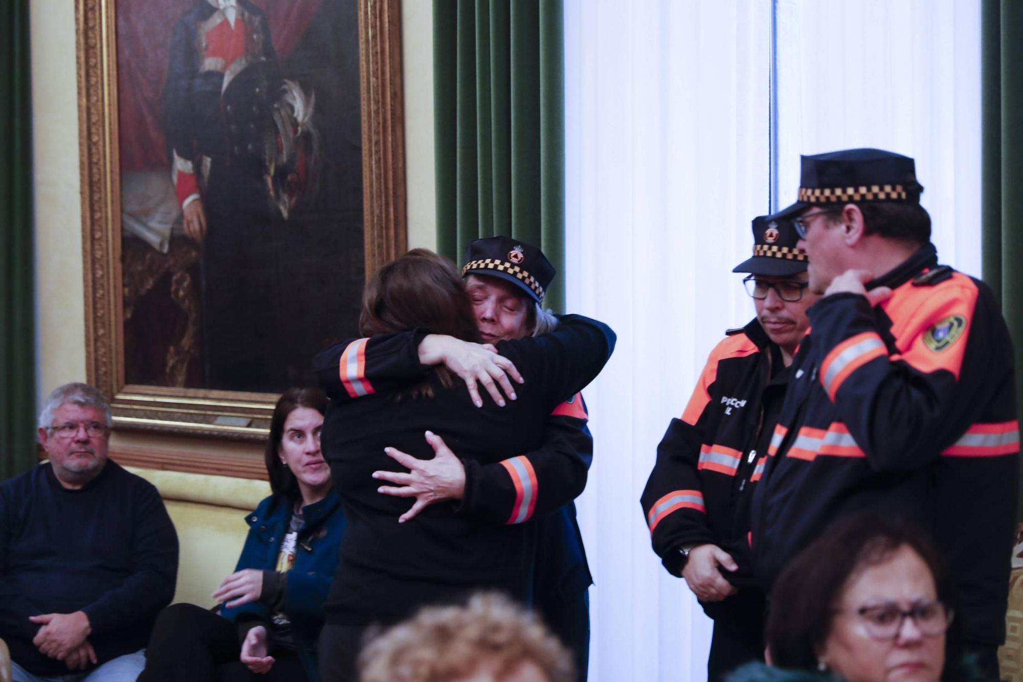 Emotivo homenaje a Inés Sánchez, la voluntaria de Protección Civil gijonesa fallecida en un accidente de tráfico en León