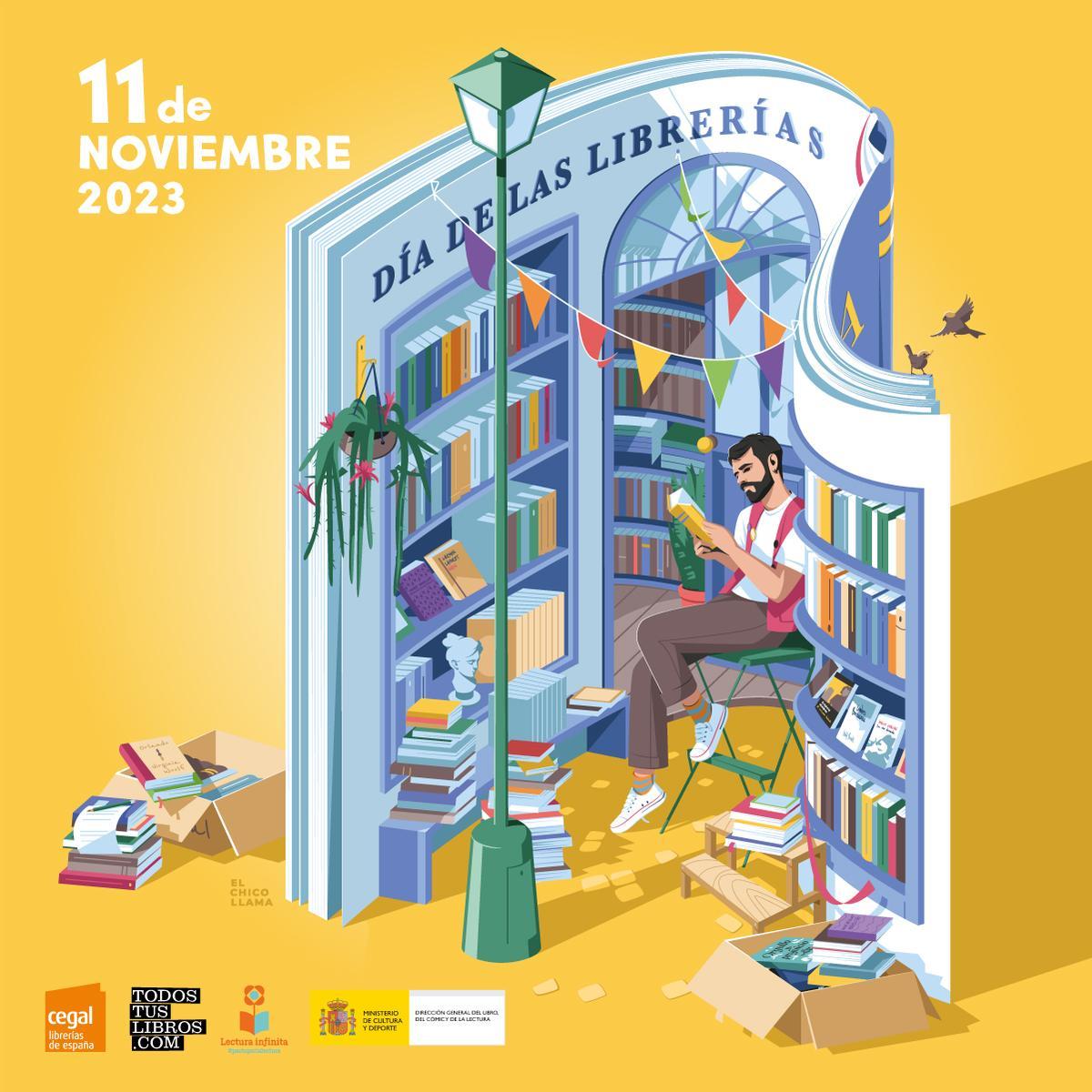 El cartel del Día de las Librerías de este 2023.