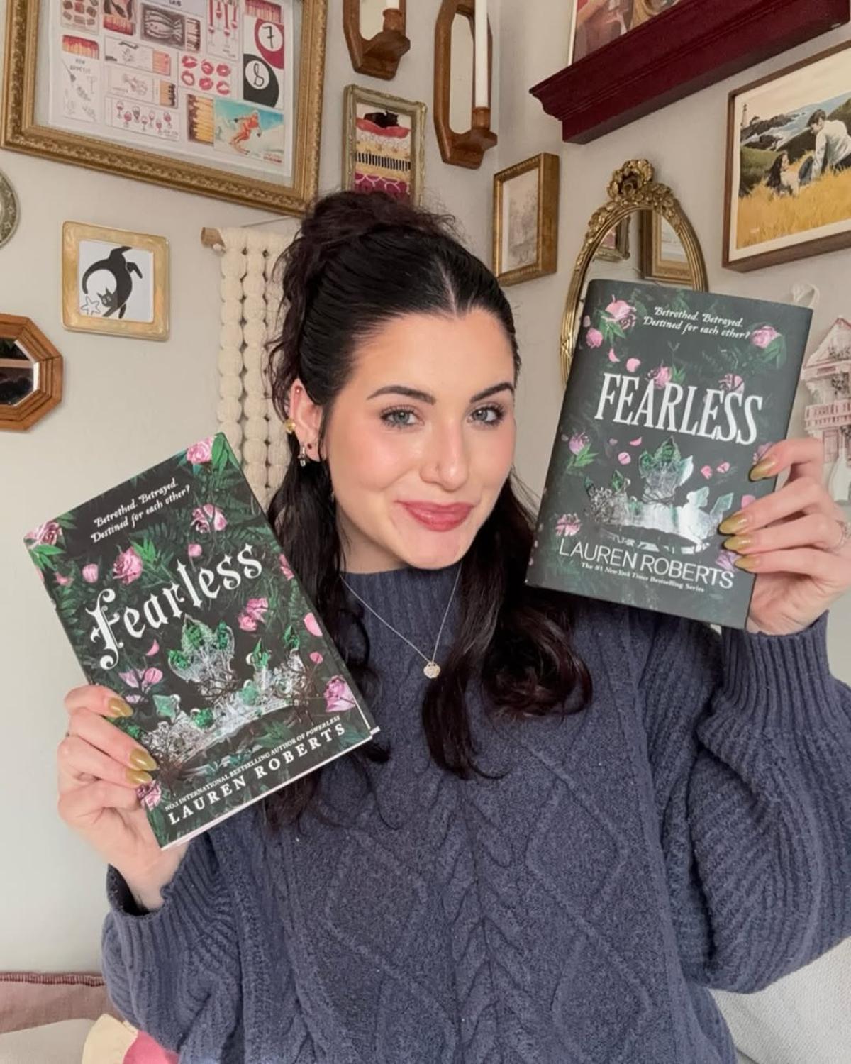 Lauren Roberts, con su última novela 'Fearless'