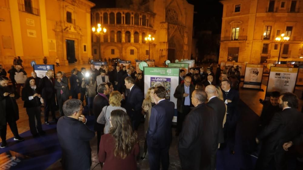 Inauguración de la exposición 'España y Prensa Ibérica: 40 años de historia democrática'