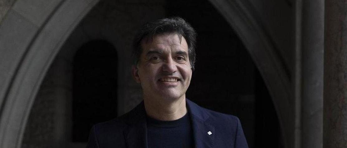 Sergi Sabrià, viceconseller d’Estratègia i Comunicació, ahir al Palau de la Generalitat