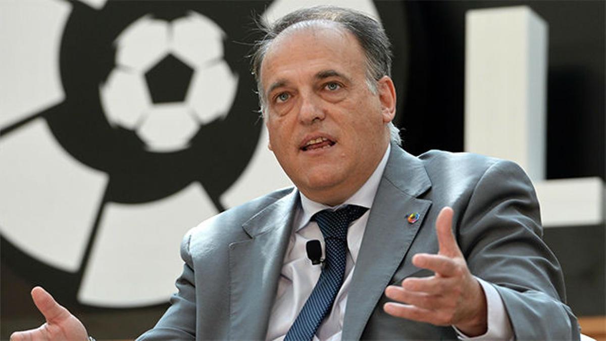 Tebas: El Clásico es superior en números a una final de Champions