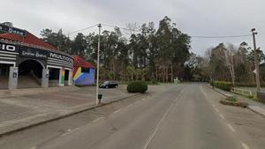 Imagen del lugar donde se produjo el atropello mortal de Touro.