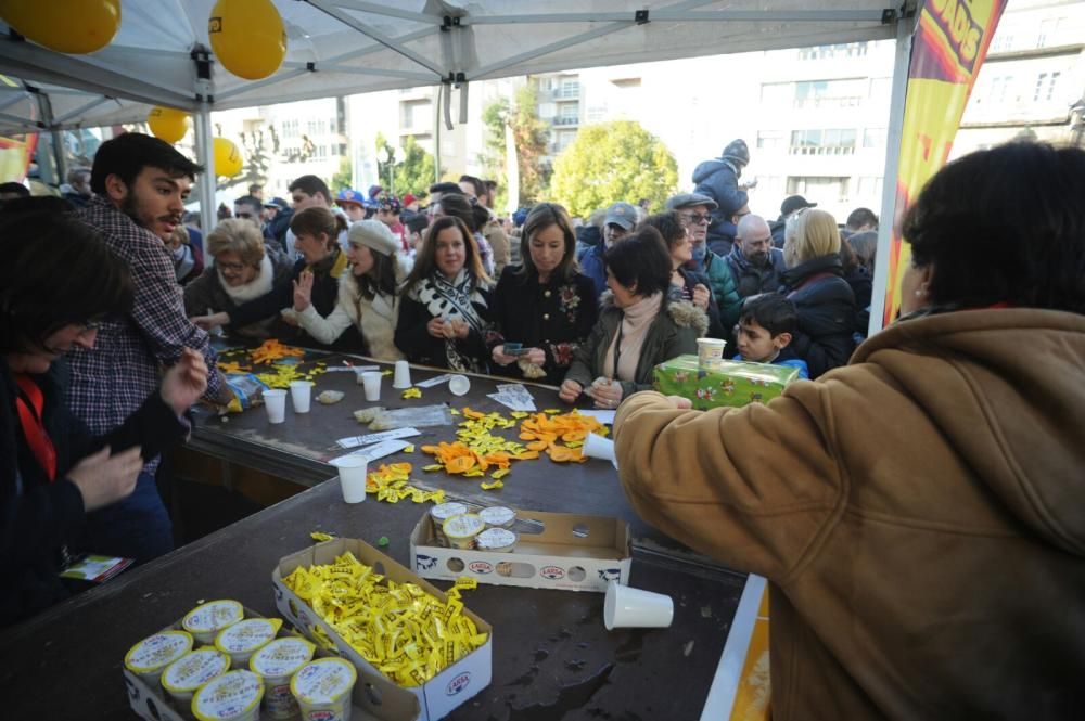 Celebración anticipada de Año Nuevo en Vilagarcía