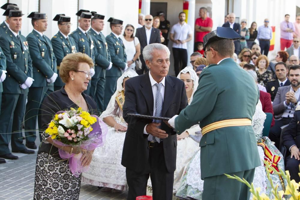 Festividad del Pilar en el cuartel de la Guardia Civil de Xàtiva