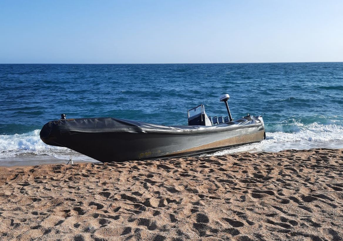 La narcollanxa localitzada a Sant Pol de Mar.