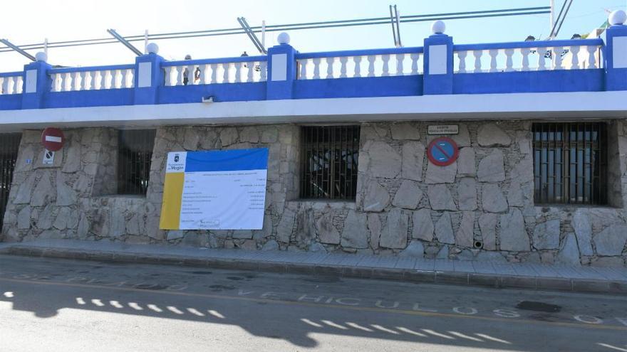 Fachada del espacio a acondicionar como local social en Arguineguín