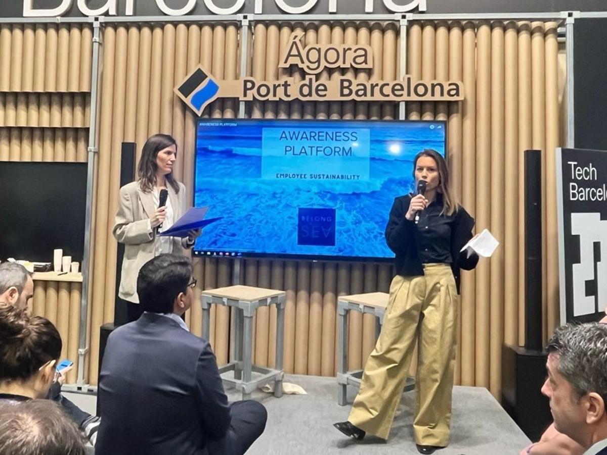 Maria Coll presenta en 4YFN la start-up Belong to Sea, dedicada a desarrollar conciencia ambiental y sostenibilidad impulsando la economía azul.