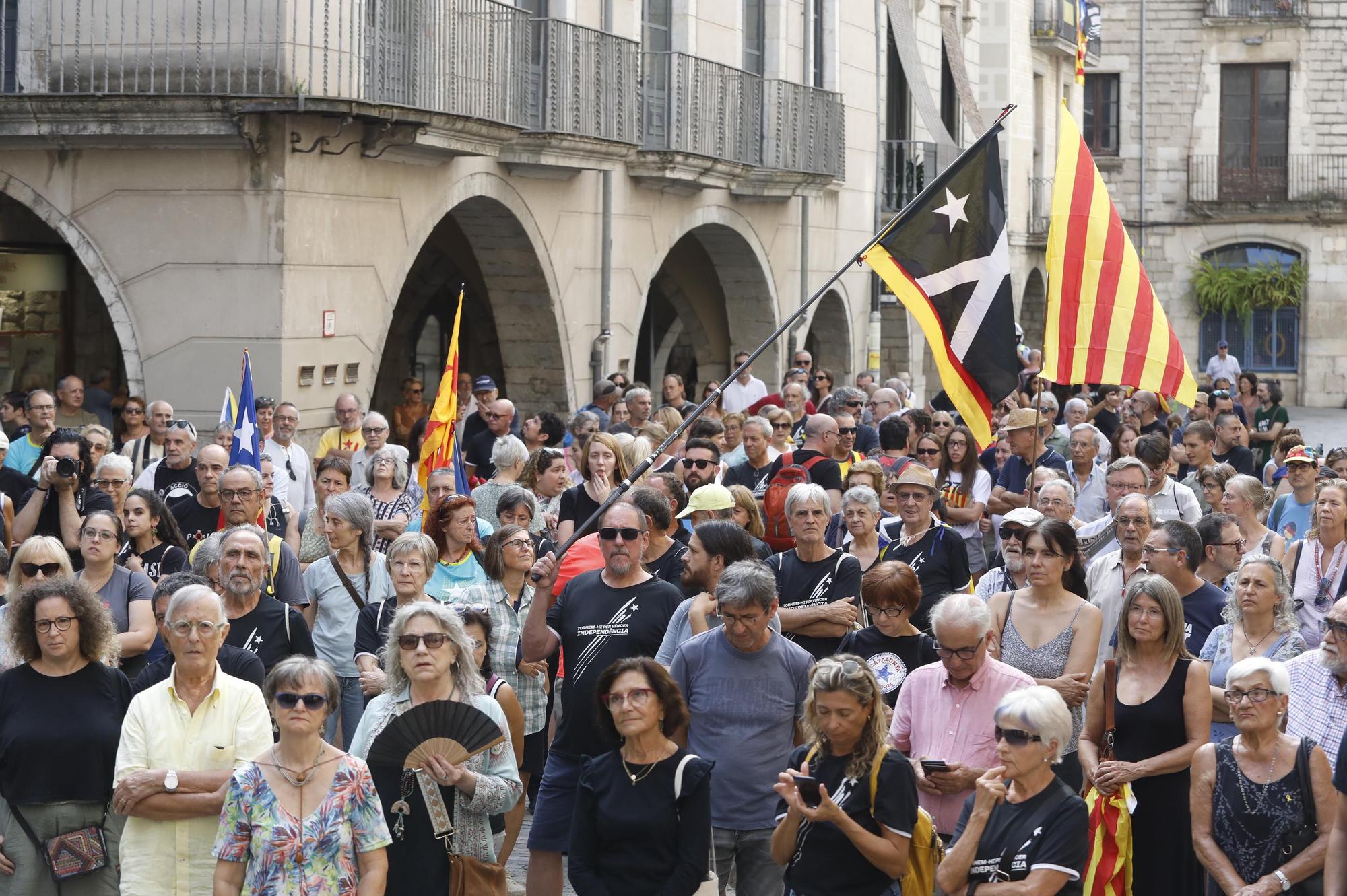 Clam per mantenir la «mobilització» com a «palanca d'agitació» a la plaça del Vi de Girona