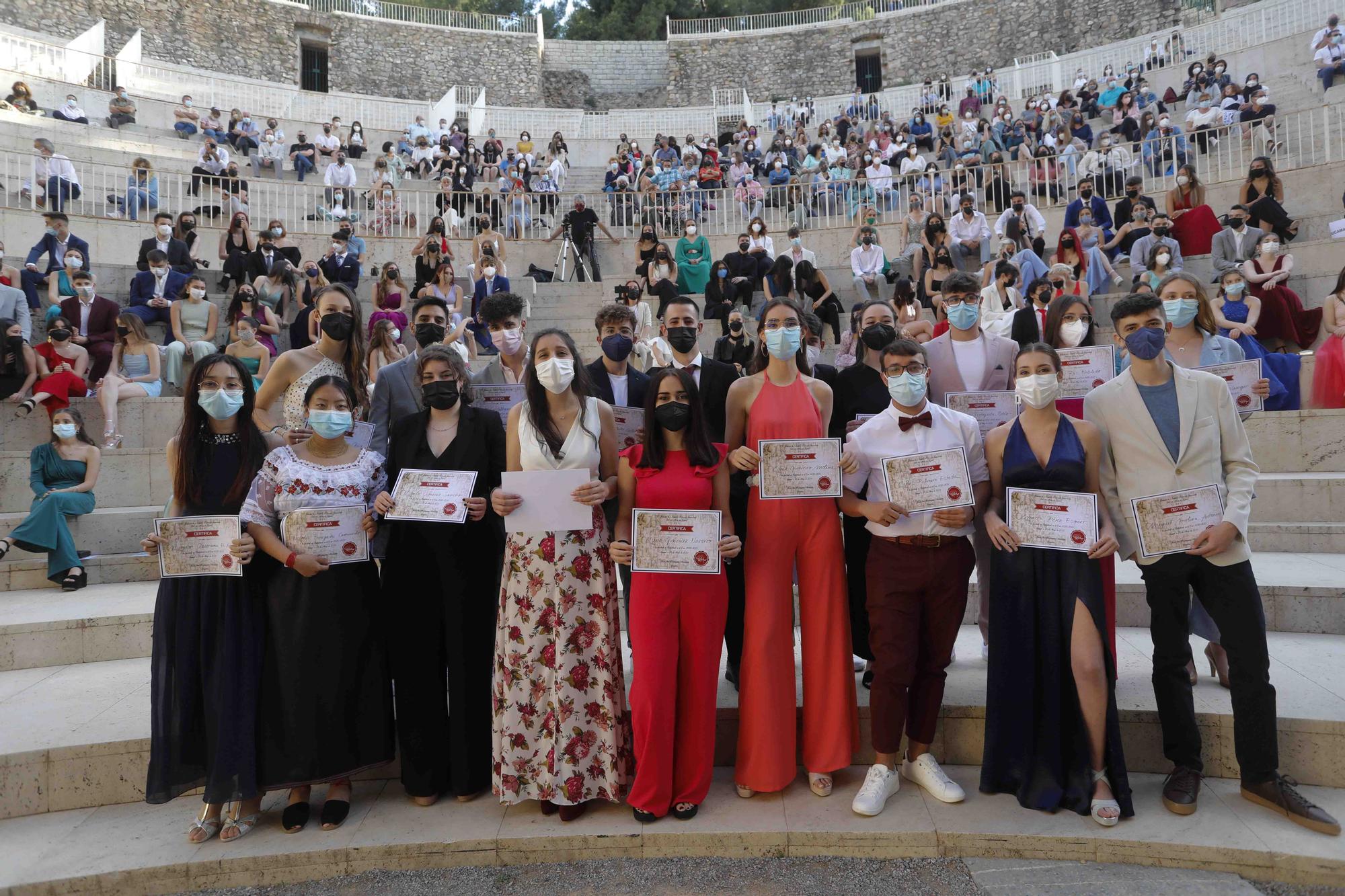 Graduación del IES Clot del Moro en el Teatro Romano de Sagunt.