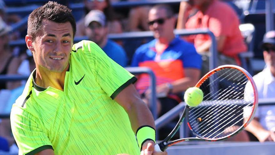 Bernard Tomic, durante el partido.