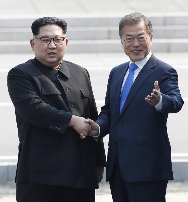 Encuentro entre Kim Jong-un y Moon Jae-in