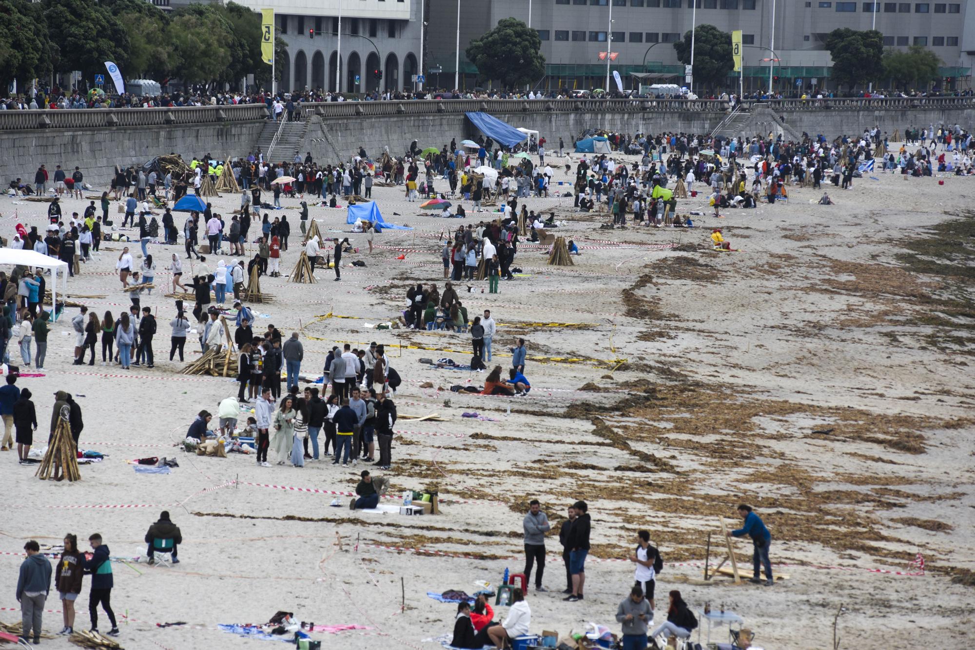 Todo listo para celebrar San Juan en A Coruña