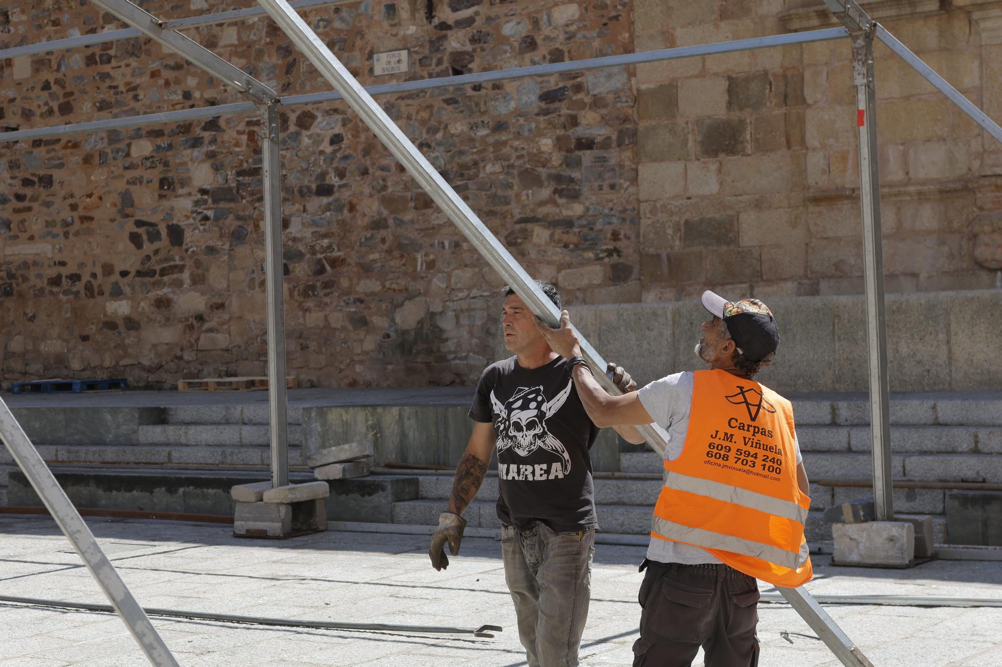 Fotogalería | Cáceres ya es el 'Desembarco del rey'