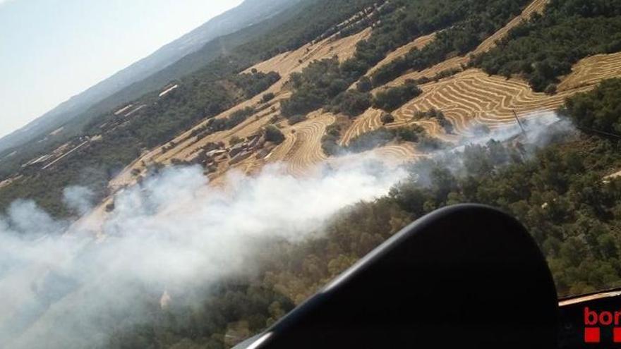 Imatge aèria de l&#039;incendi