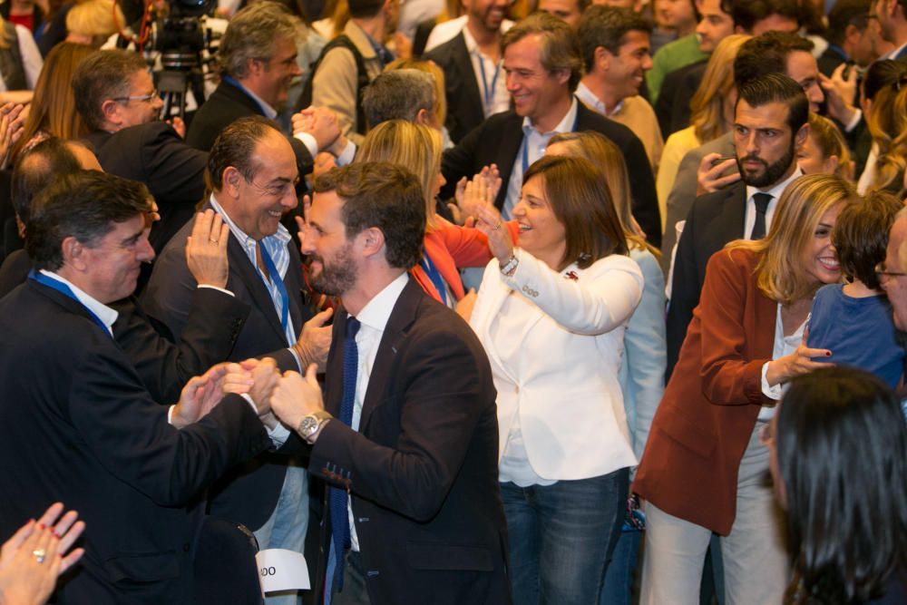 Pablo Casado centra su campaña en la economía durante un acto del PP celebrado en Alicante