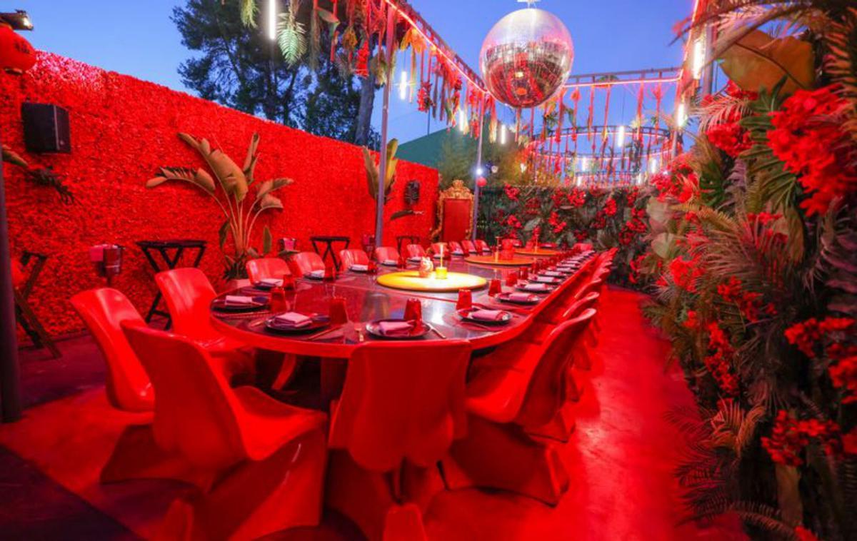 El restaurante cuenta con un espacio VIP.