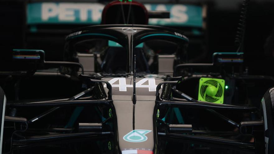 El Mercedes de Lewis Hamilton