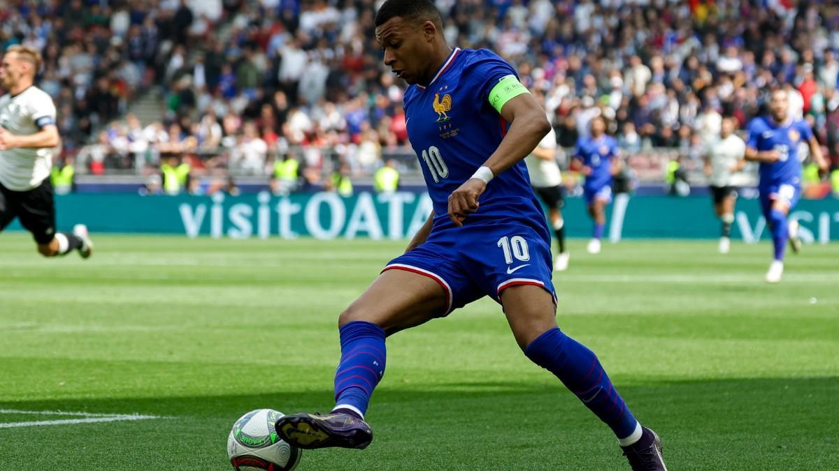 Mbappé adelantó a Francia ante Alemania en el partido por el tercer puesto de la Nations League