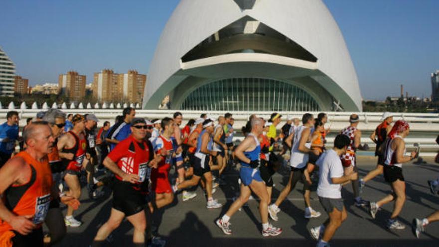 Corredores en el Maratón de València