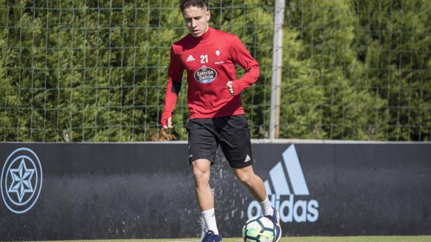 Emre Mor, en una sesión en A Madroa. // C. Graña