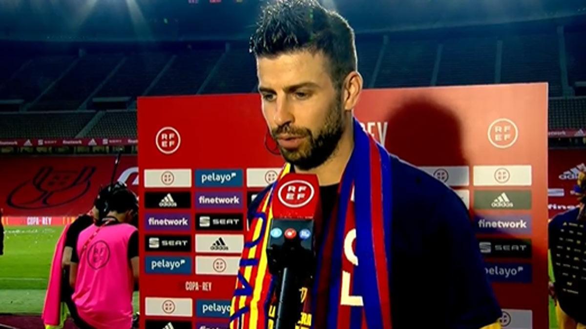 Piqué, protagonista tras la final en Sevilla