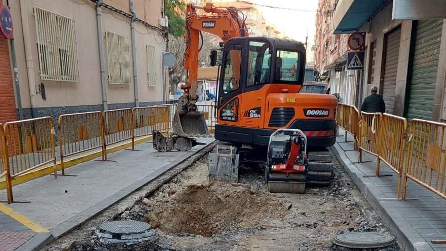 Callosa realiza obras de emergencia ante el riesgo de colapso del alcantarillado