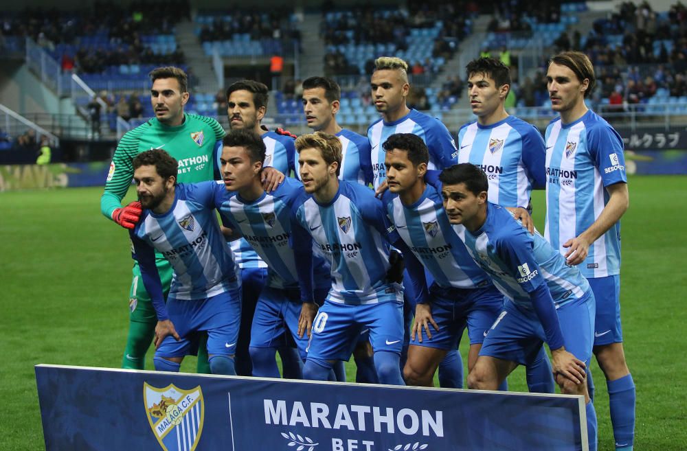 El conjunto blanquiazul comienza el año 2018 perdiendo en La Rosaleda ante el conjunto españolista con un solitario tanto de Sergi Darder al poco de iniciarse el encuentro