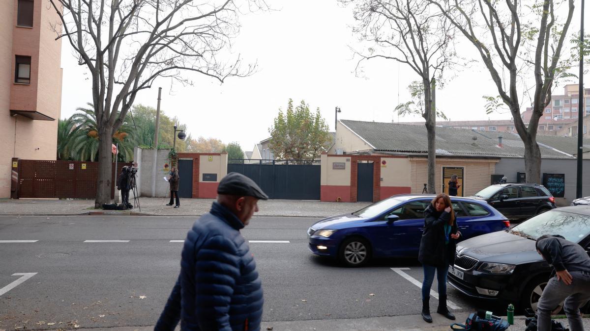 Instalaza arms company, after it received a letter bomb on Wednesday, in Zaragoza, Spain