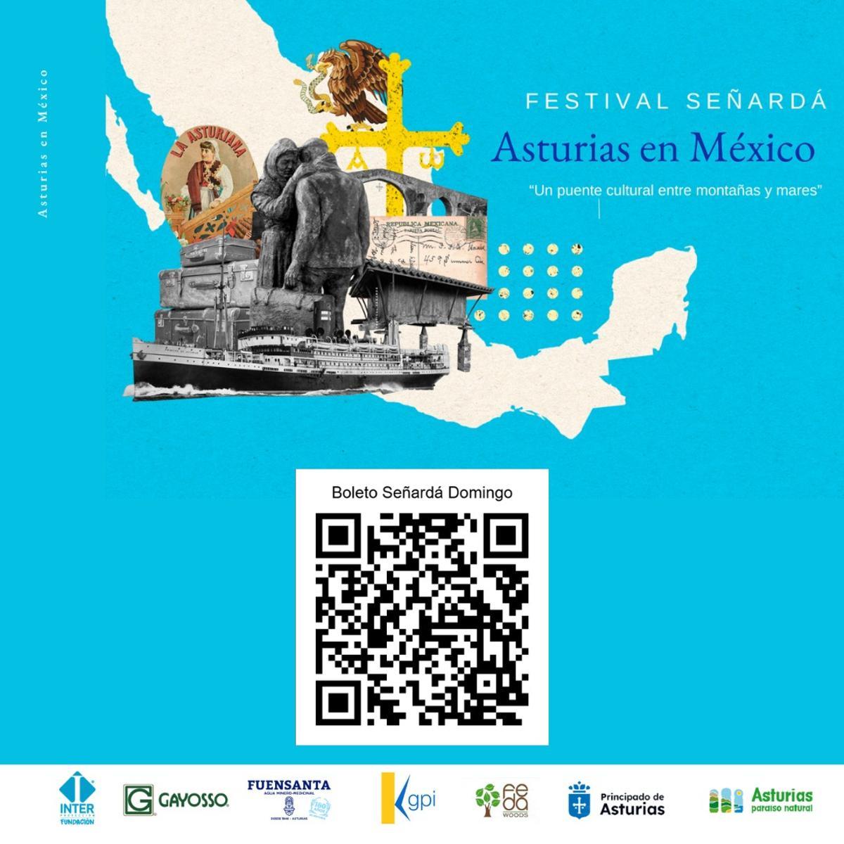El código QR para acceder a la entrada del domingo del festival "Señardá".