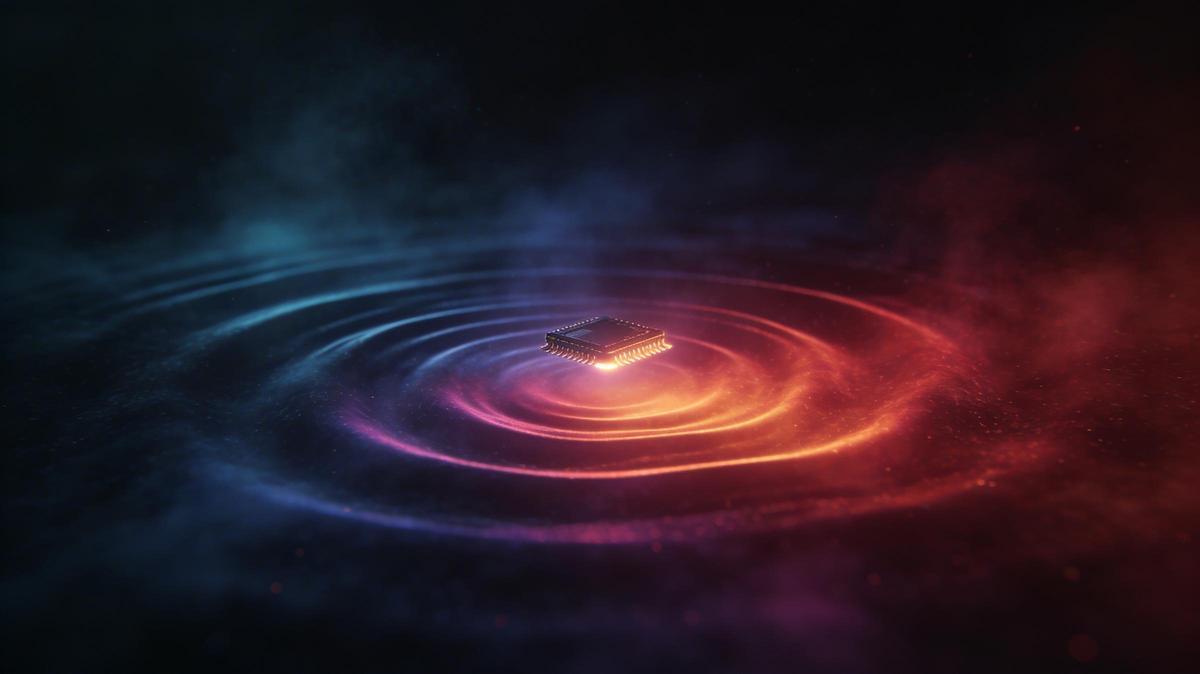 Un microemisor ‘susurra’ datos en el infrarrojo: esconde bits en pequeñas oscilaciones de calor que se confunden con el resplandor térmico de fondo.