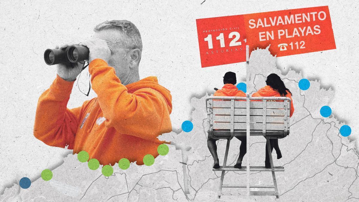 Dispositivo estival en la comarca de Avilés: 84 socorristas para 13 playas de &quot;alto riesgo y afluencia masiva&quot;